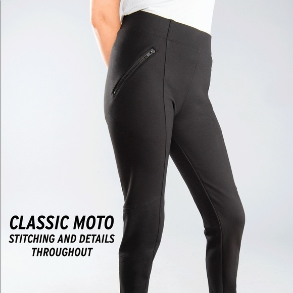 Betabrand Skinny-Leg Moto Dress Pant SZ SP - Picture 3 of 11